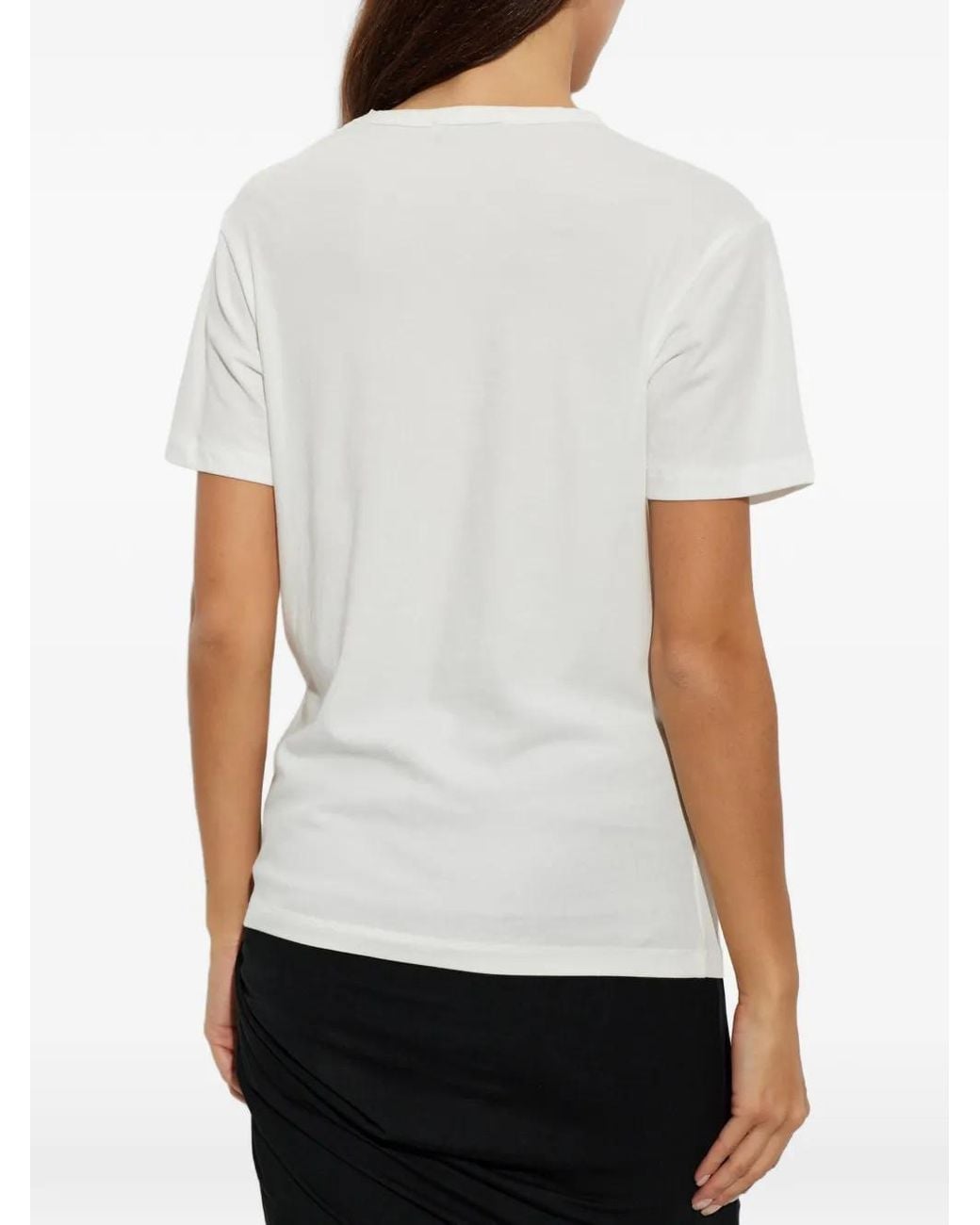 Entire studios White Crew-Neck Short-Sleeve T-Shirt