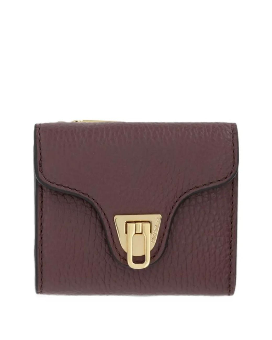 Coccinelle Purple Beat Soft Grainy-Leather Wallet