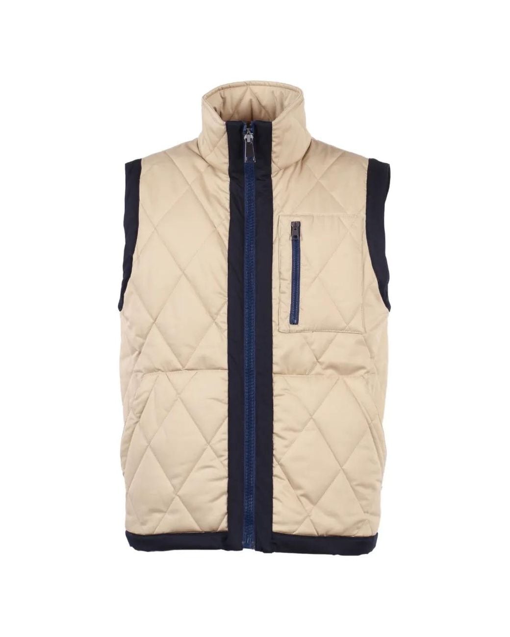Ballantyne Blue Quilted Gilet for men