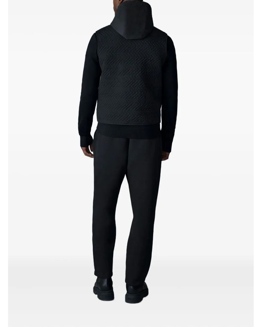 Mackage Black Barrett Hooded Jacket for men