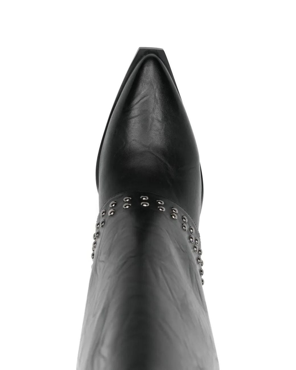 Exe' Black Pointed-Toe Boots
