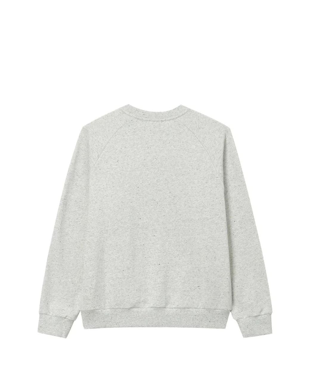 Chocoolate White Bear-Patch Long-Sleeve Sweatshirt