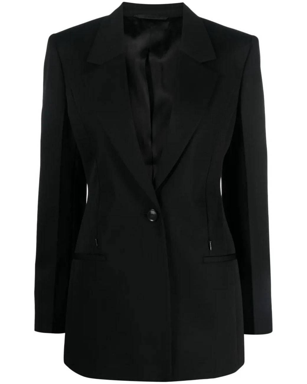 Givenchy Black Einreihiger Blazer