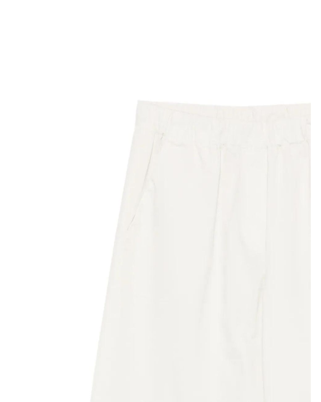 Antonelli White Tamara Elasticated Trousers