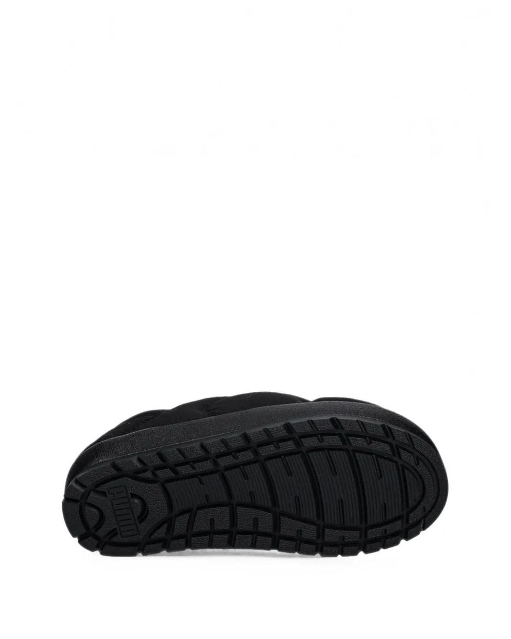 PUMA Black Tuff Terra Quilted Slippers