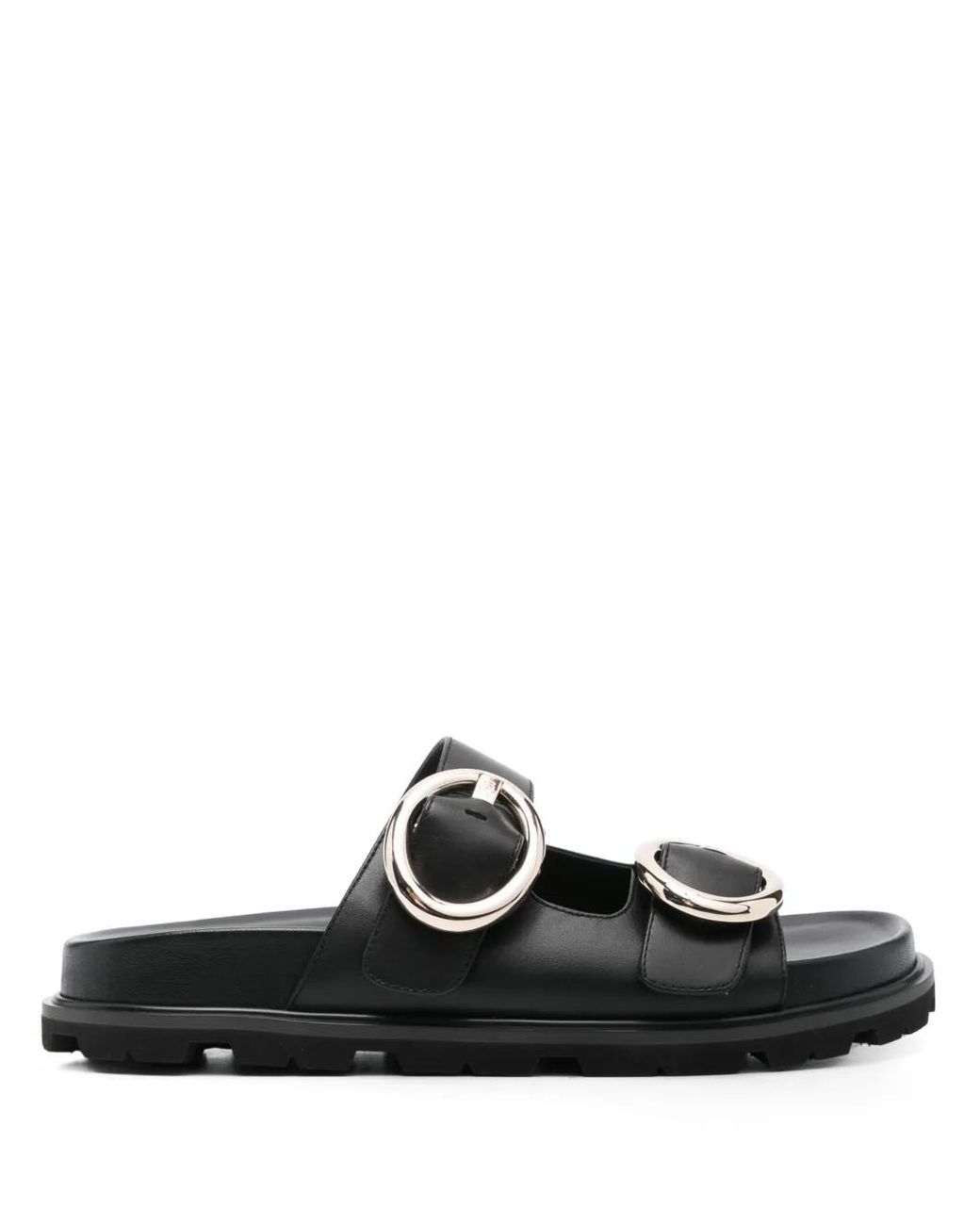 Stuart Weitzman Black Sandalen Aus Leder