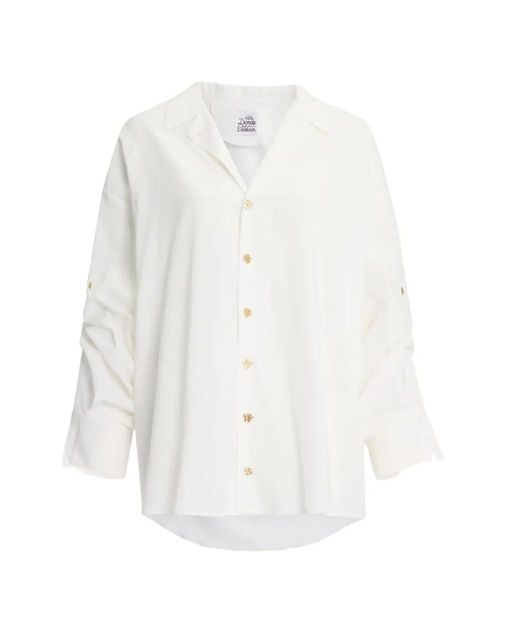 Donde Esteban White Voile Shirt