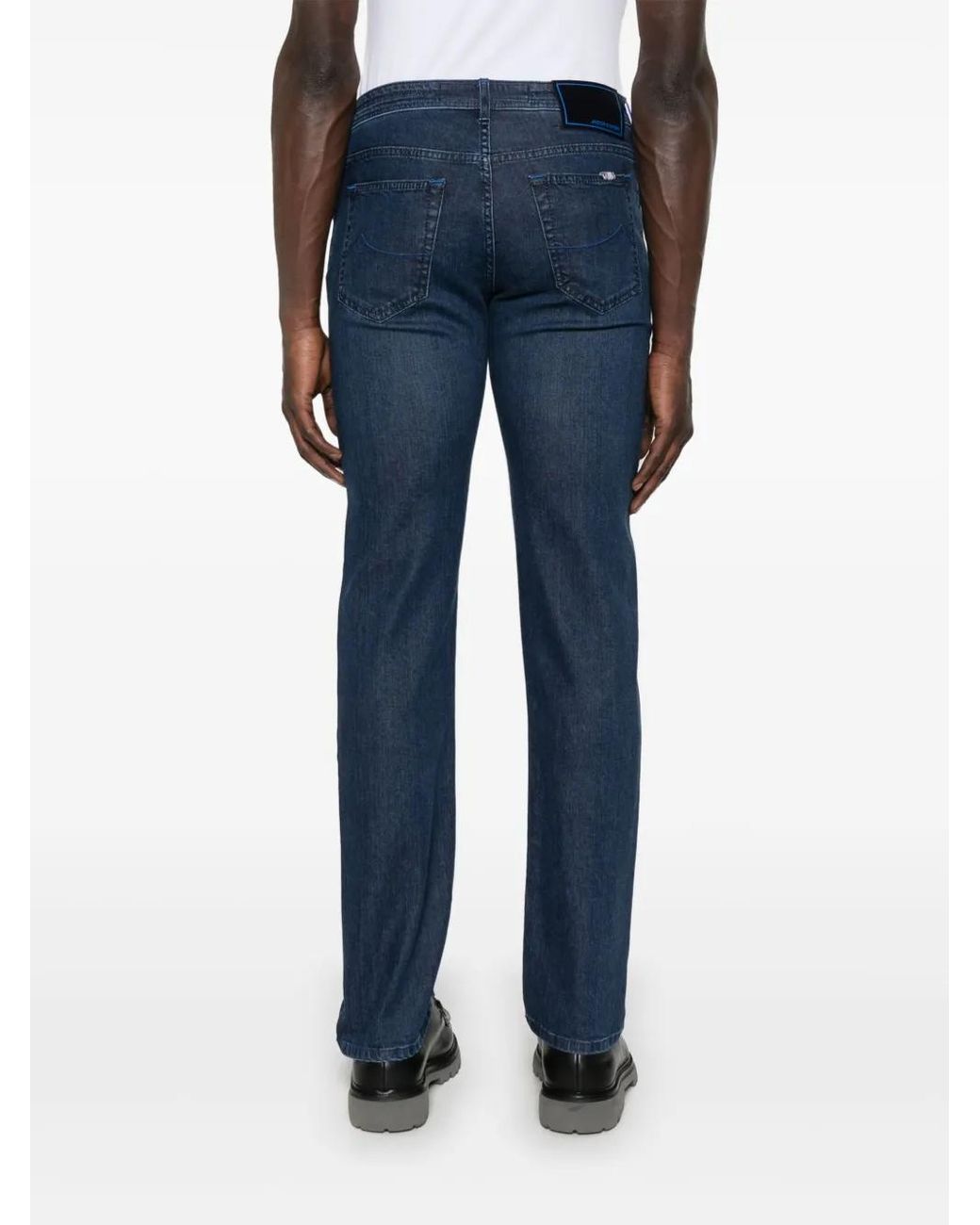 Jacob Cohen Blue Straight-Leg Jeans for men