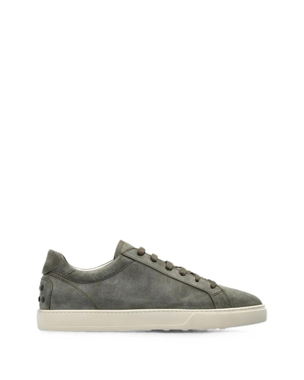 Tod's Green Suede Gomma Sneakers for men