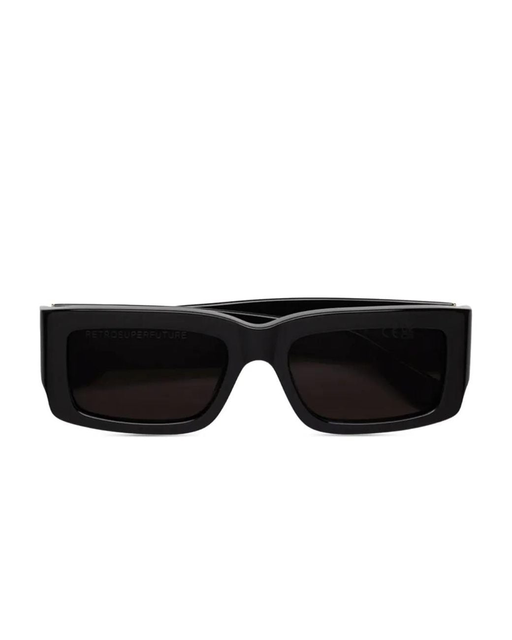 Retrosuperfuture Black Rectangle Sunglasses