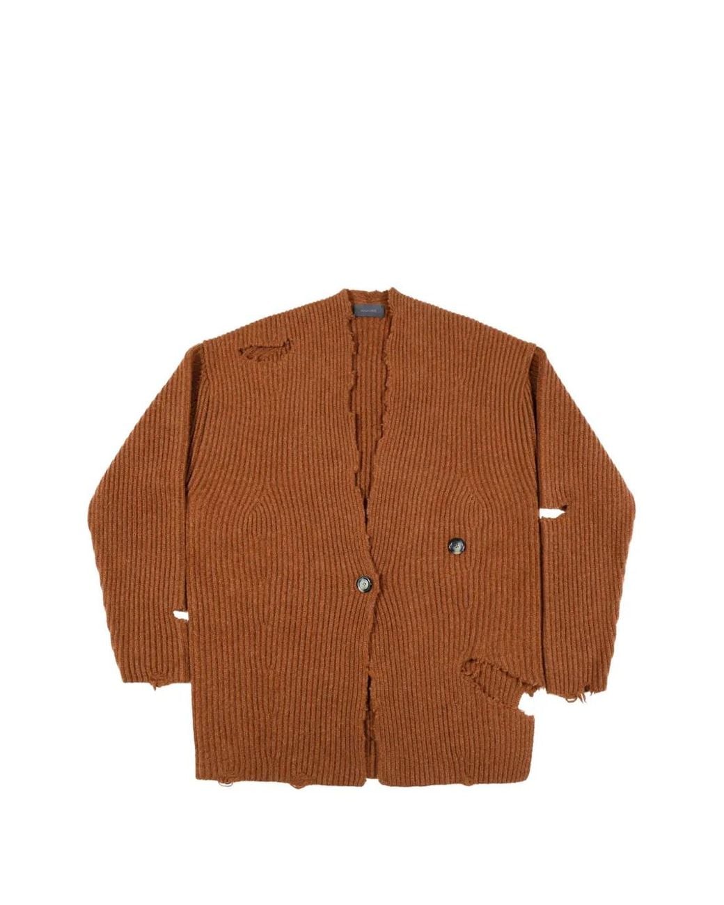 Haikure Brown Country Distressed Cardigan