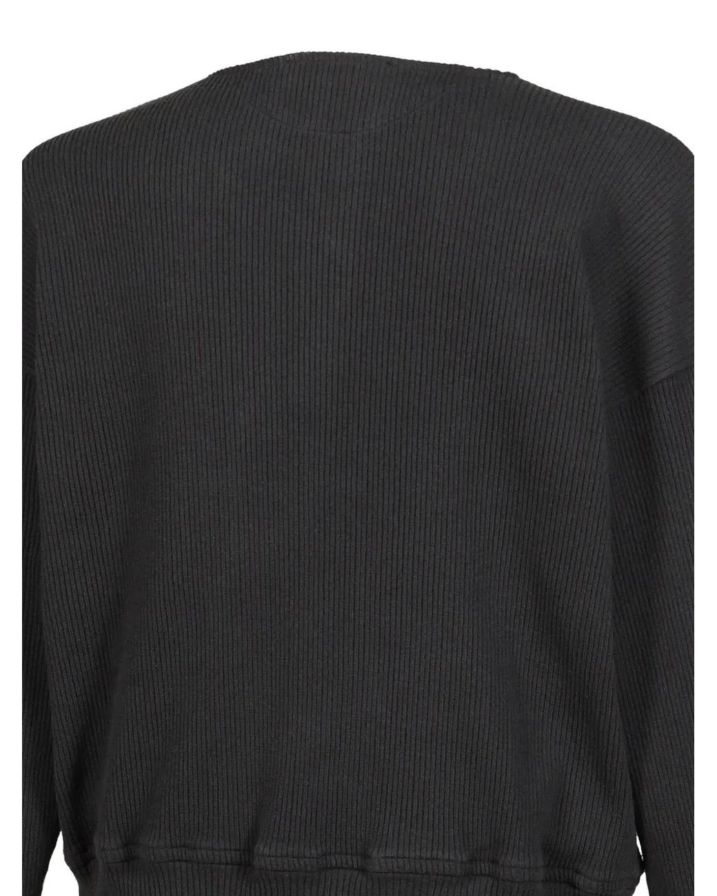 Our Legacy Black Ballon Ribbed Sweater for men