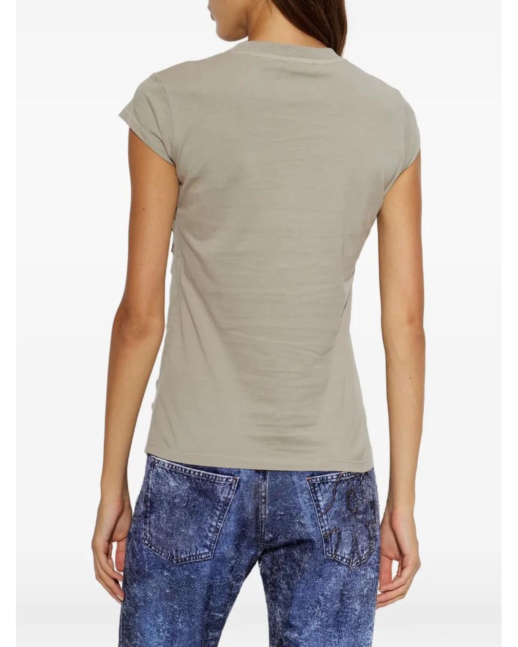 AVAVAV Gray Slit-Detail T-Shirt