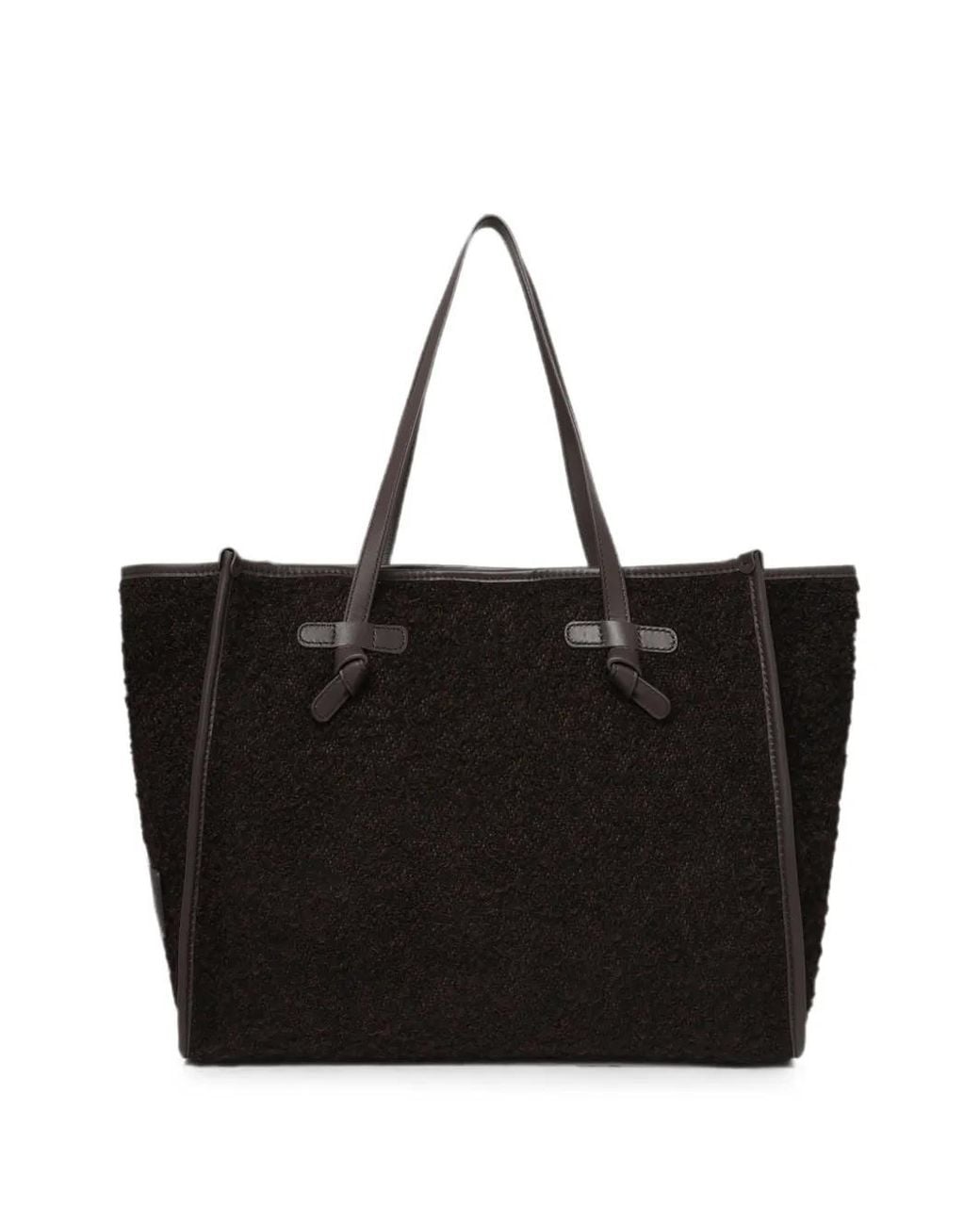 Gianni Chiarini Black Sac À Main Marcella En Tweed