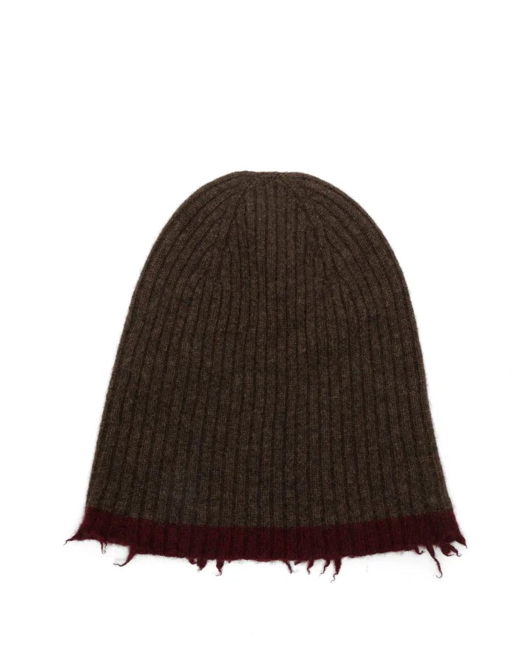 Uma Wang Brown Hat Cashmere "Sofia"