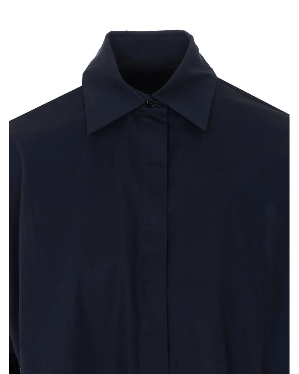 Dondup Blue Button Long-Sleeves Shirt
