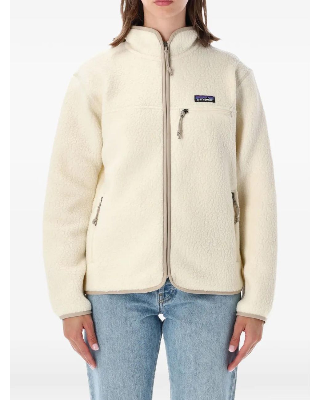 Patagonia Natural Retro Pile Zip-Up Jacket