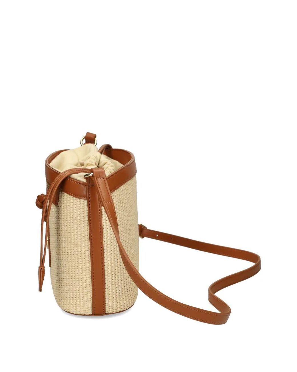 Love Moschino Brown Woven Cross Body Bag