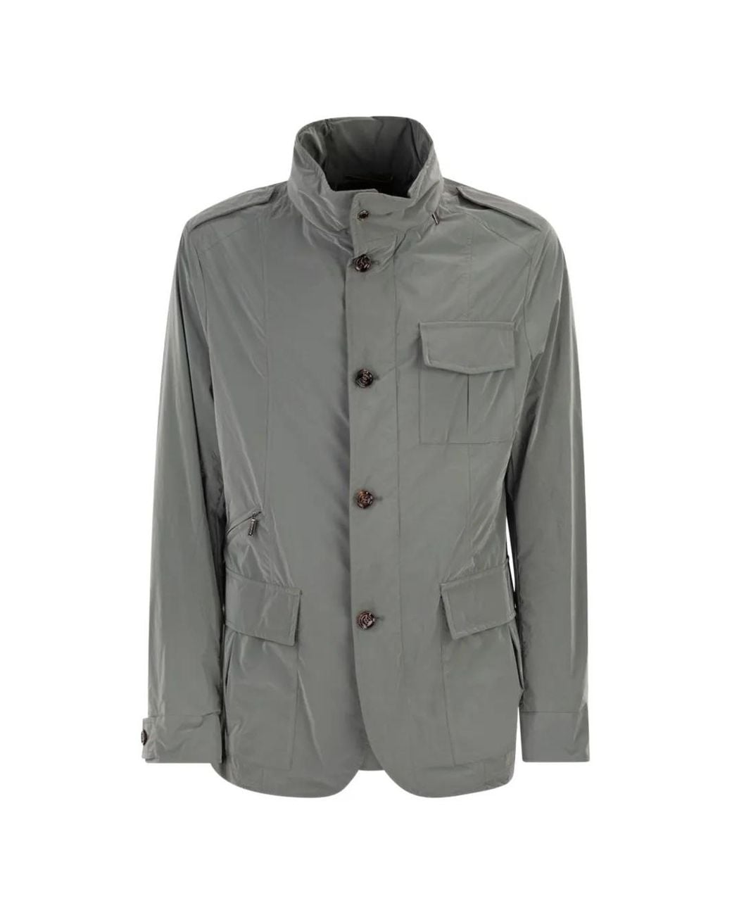 Moorer Gray Porto-Os Field Jacket for men