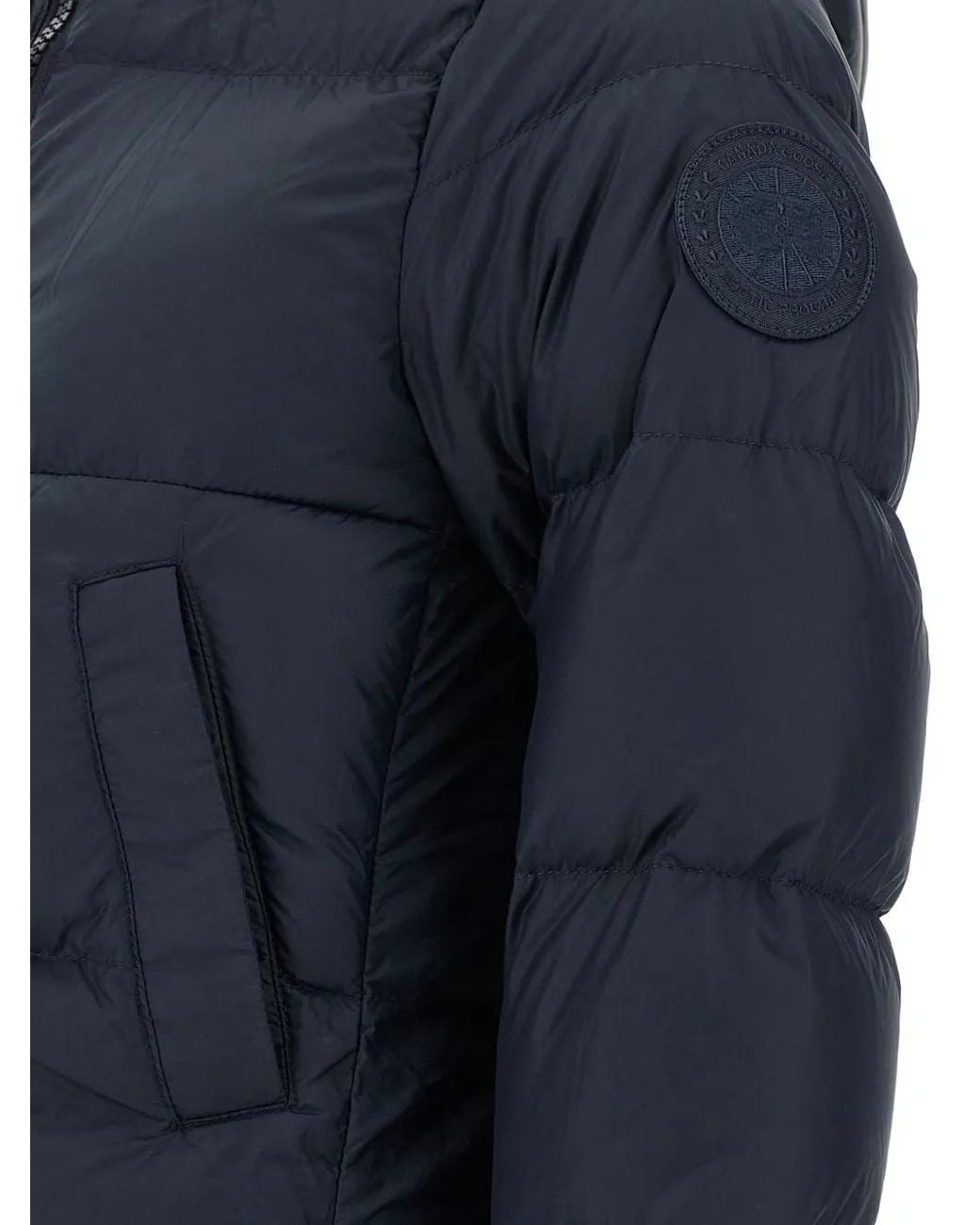 Canada Goose Blue Mystique Quilted Single-Breasted Coat