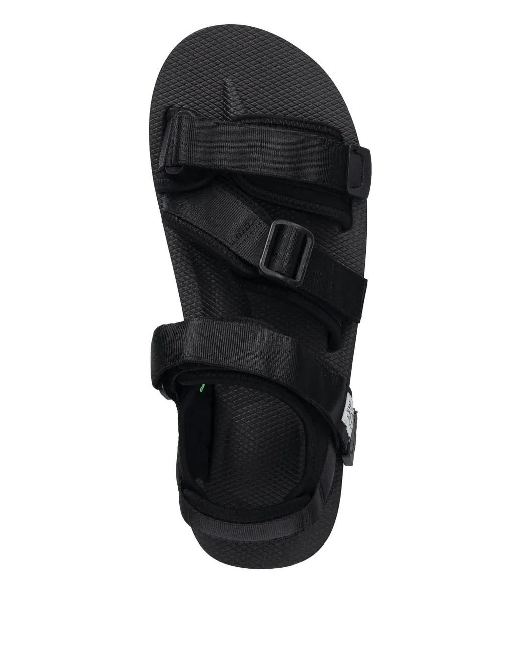 Suicoke Black Kisee-Cab Flat Sandals
