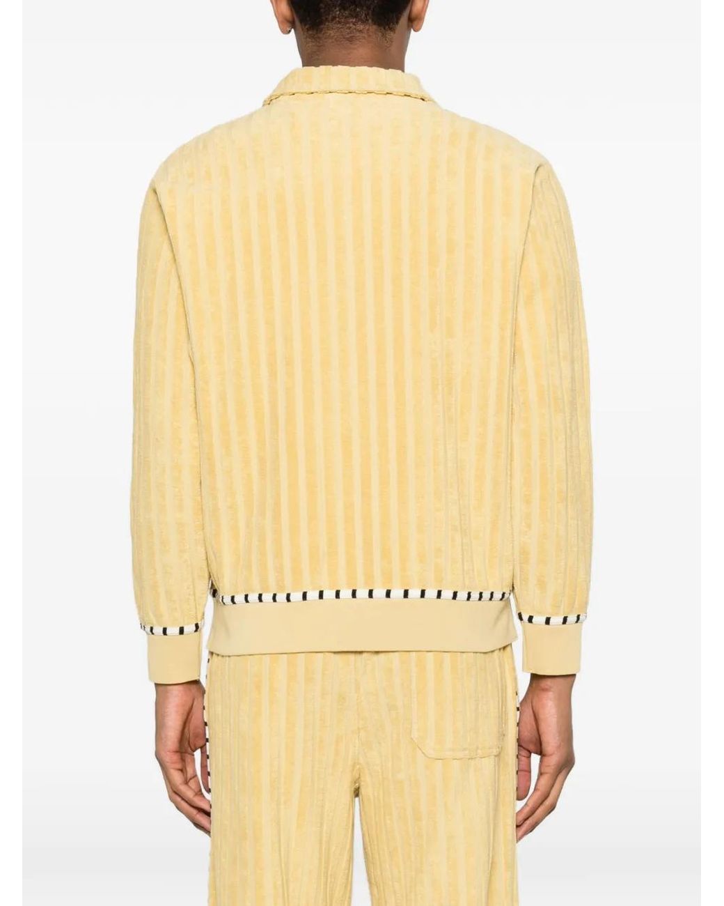 Bode Natural Croquet Ground Pullover for men