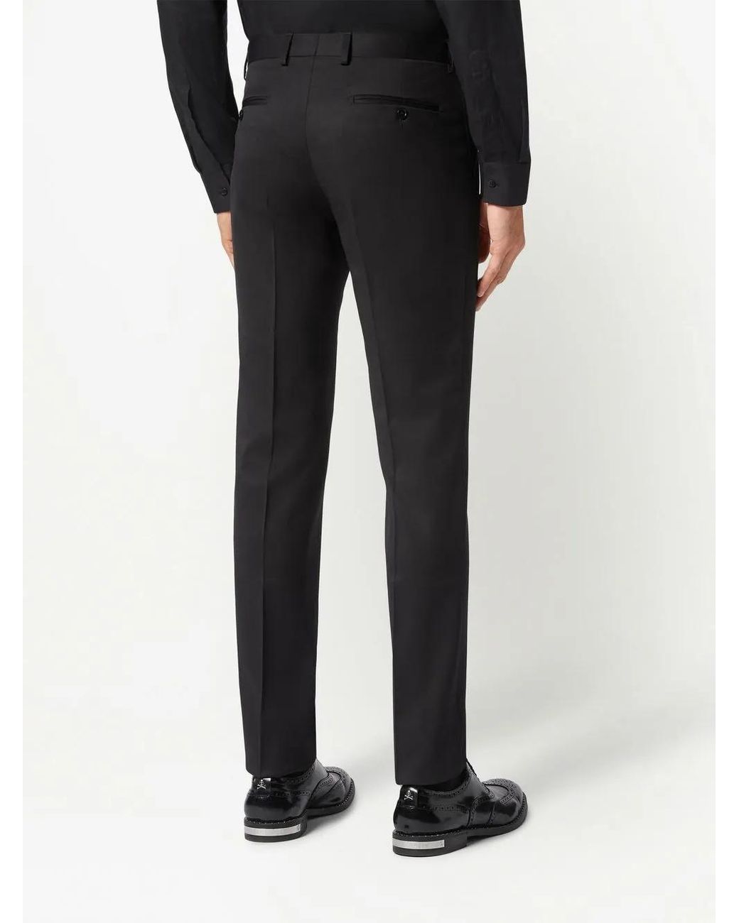 Philipp Plein Black Trousers Gigolò Fit for men