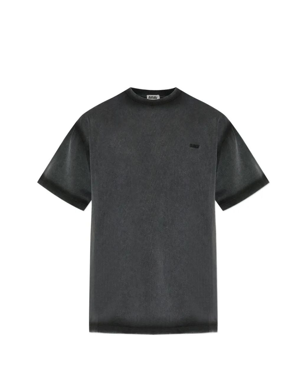 AVAVAV Black Logo-Embroidered T-Shirt
