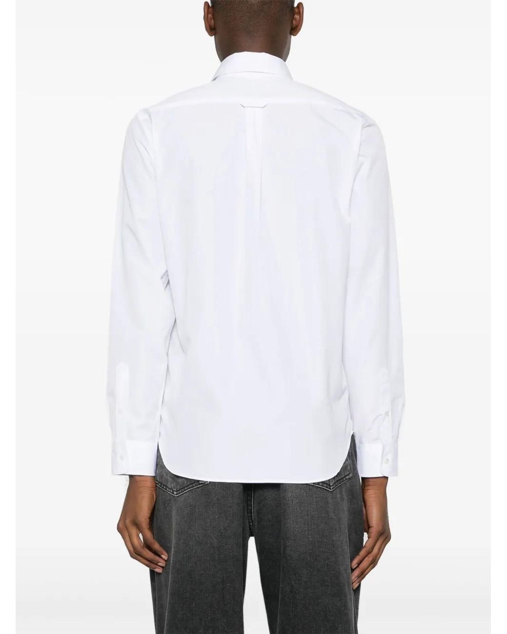 Maison Kitsuné Hemd Mit Fuchs-Patch in White für Herren