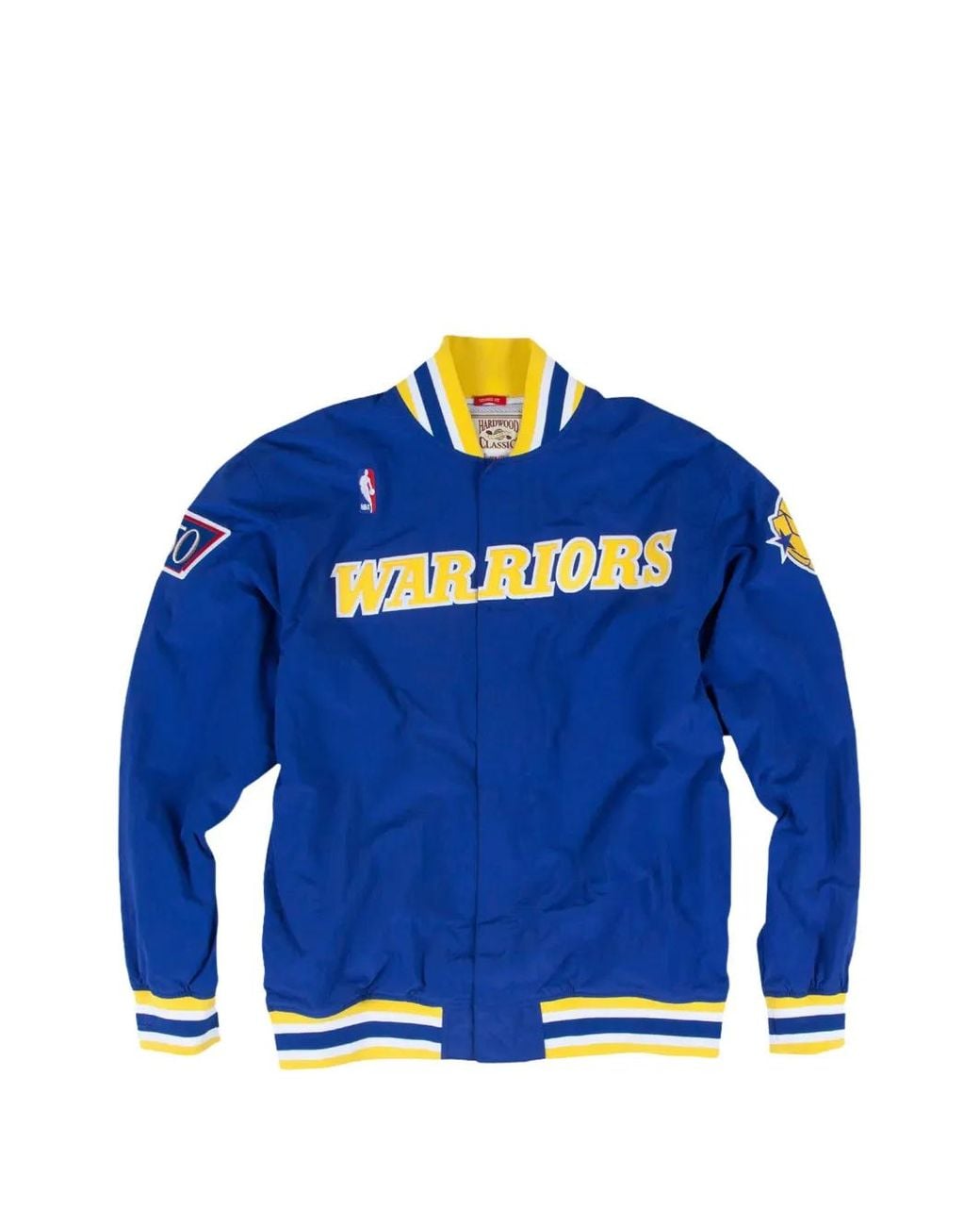 Mitchell & Ness Blue Nba Golden State Warriors Jacket for men