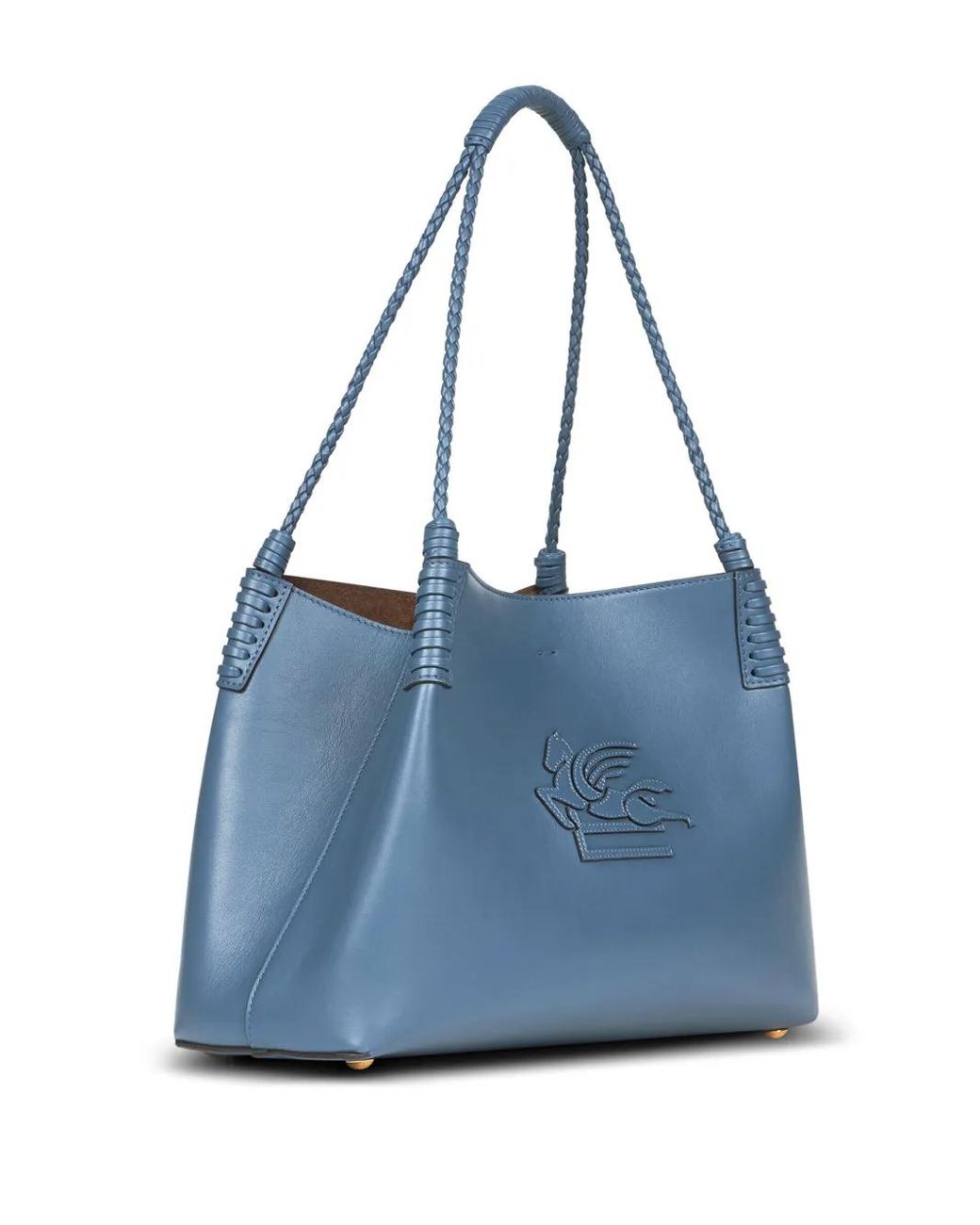 Etro Blue Small Libra Tote Bag