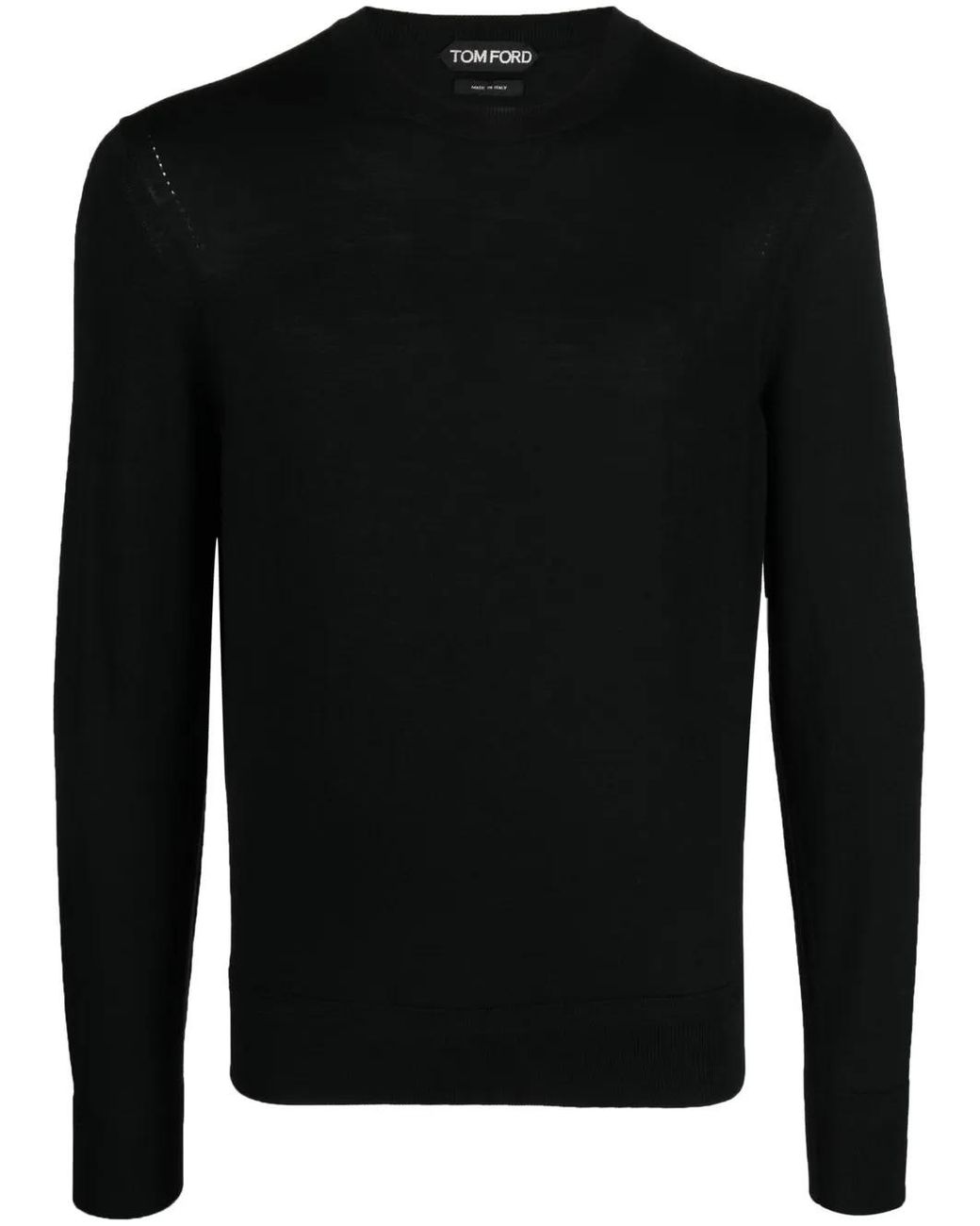 Tom Ford Black Luxurious Fine Wool Sweater for men