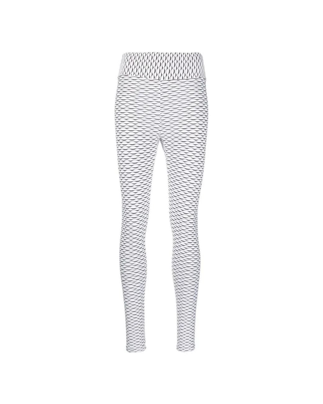 Tessitura Body Couture Gray 3D-Textured Performance Leggings
