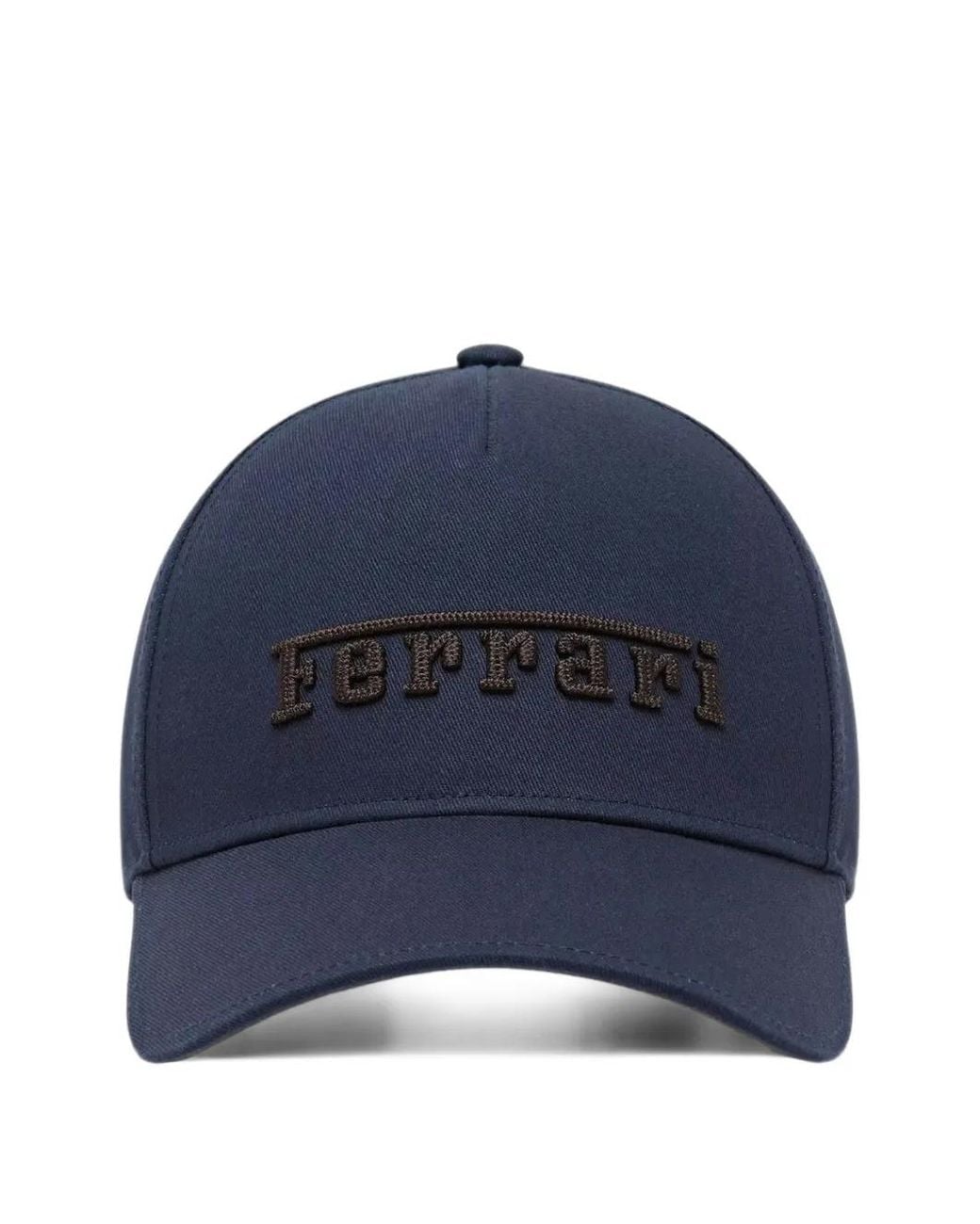 Ferrari Blue Logo-Embroidered Baseball Cap for men