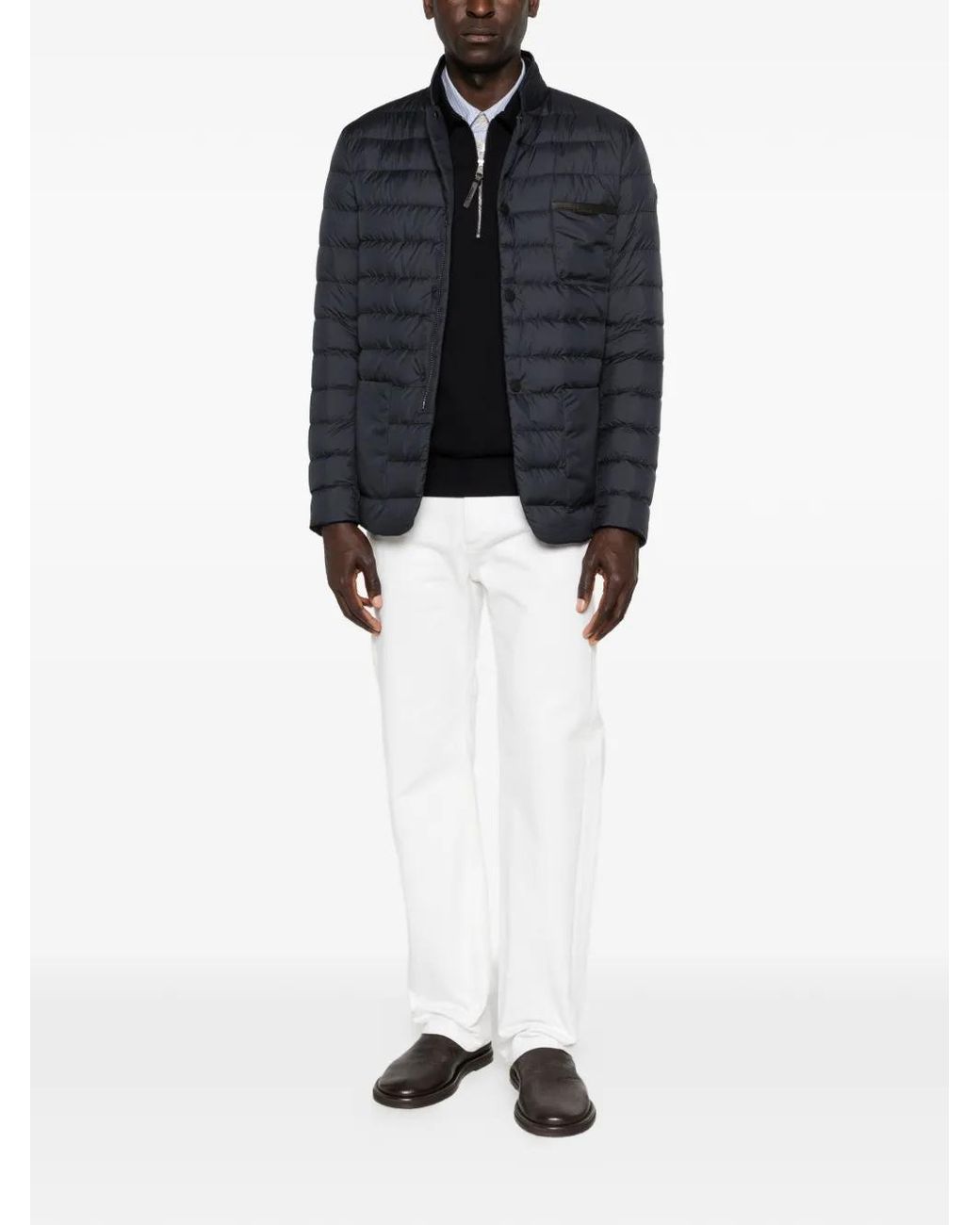 Moncler Blue Kenai Down Jacket for men