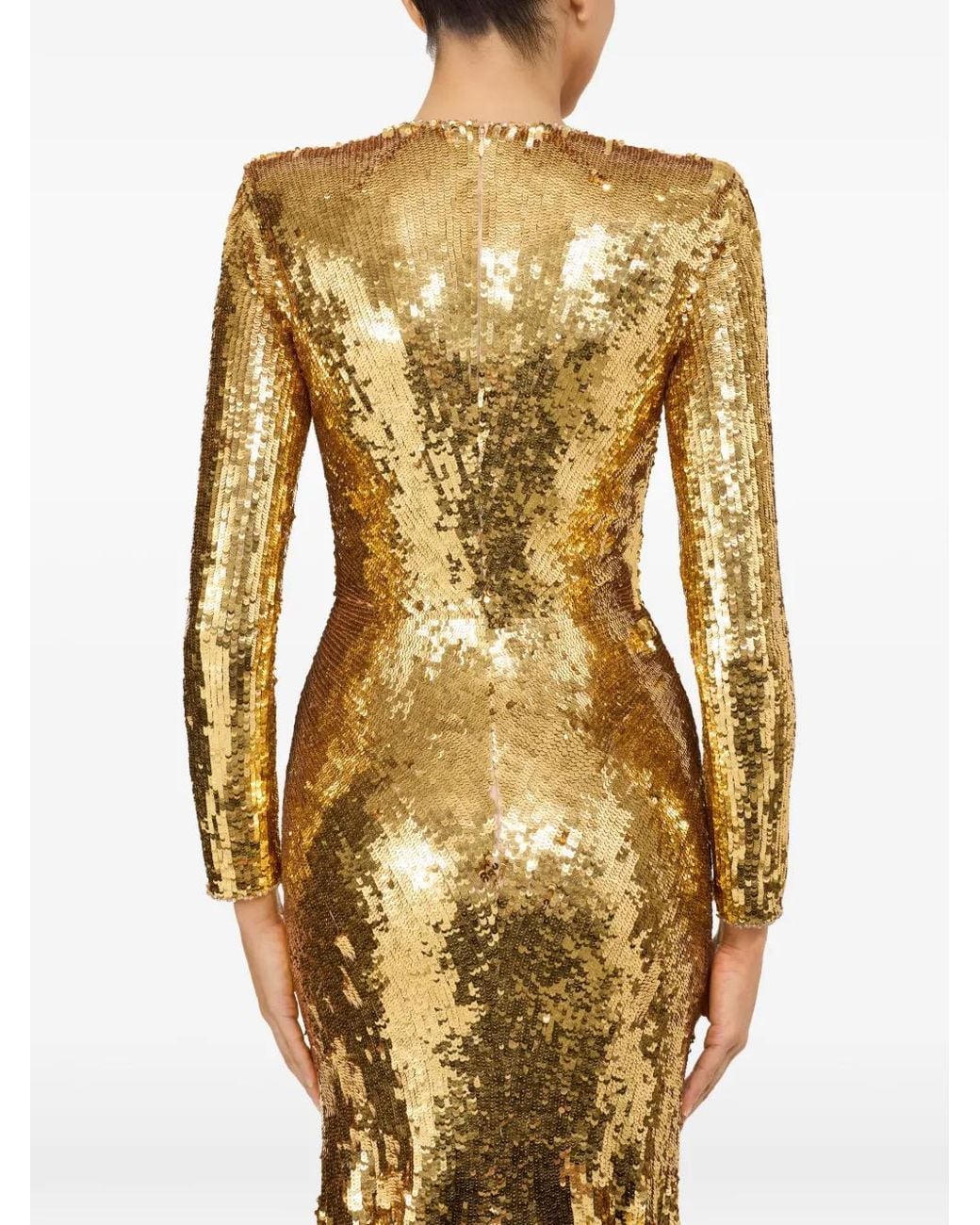 Jenny Packham Metallic Narcissus Dress