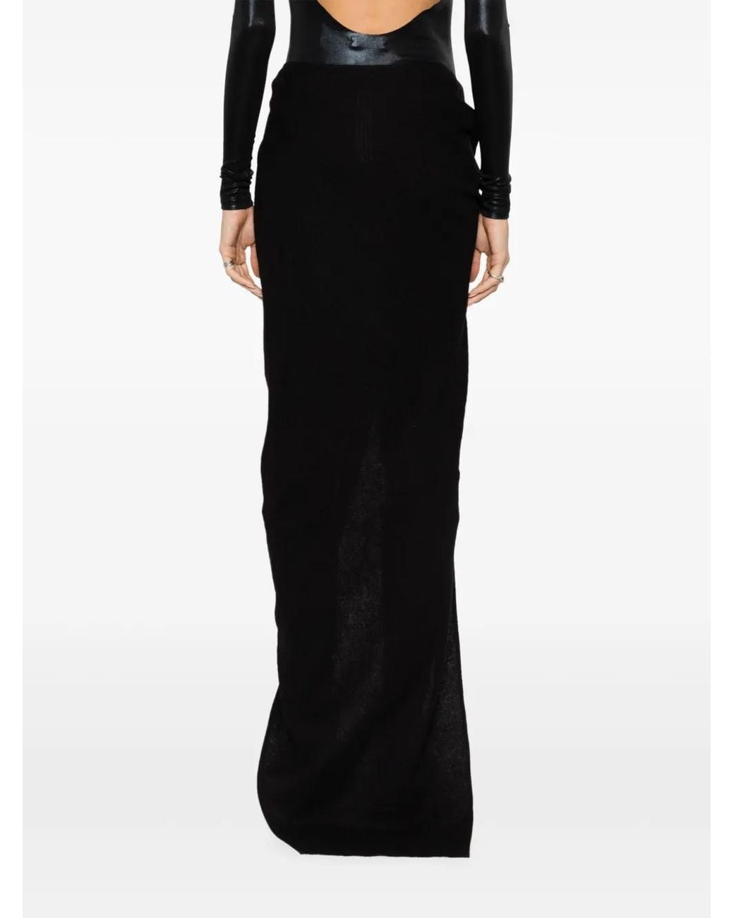 Rick Owens Black Skirts