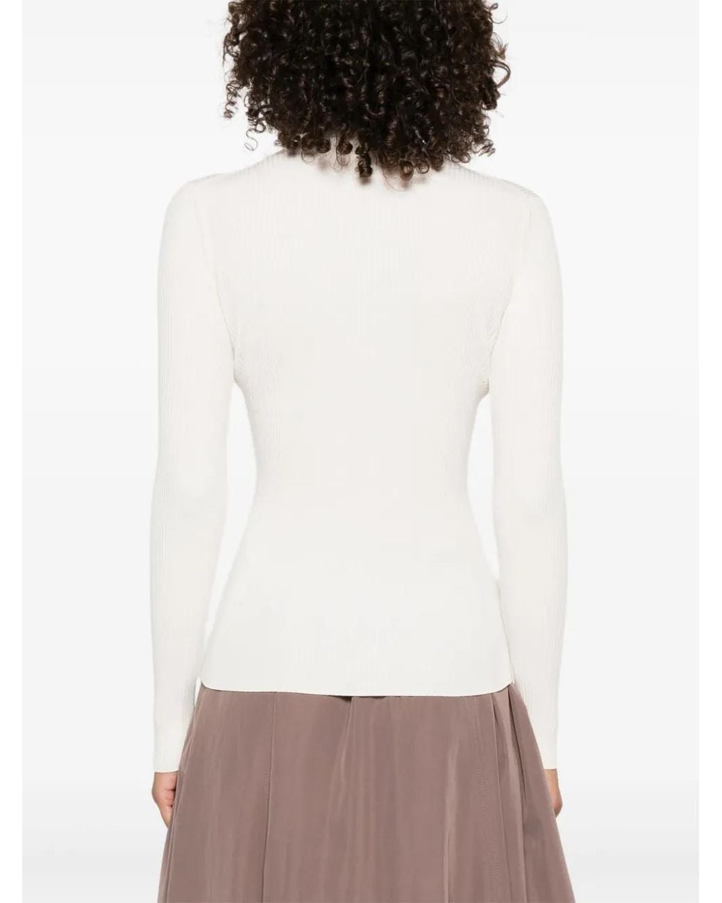 KENZO White Boke Flower 2.0 Mock-Neck Top