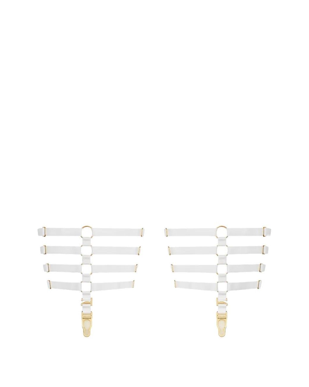 Maison Close White Porte-Jarretelles À Brides