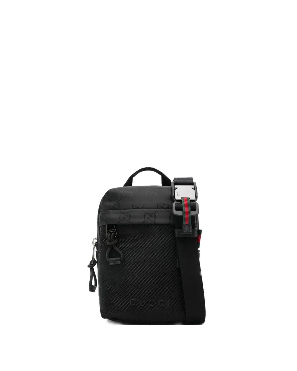 Gucci Black Mini Nexus Messenger Bag for men