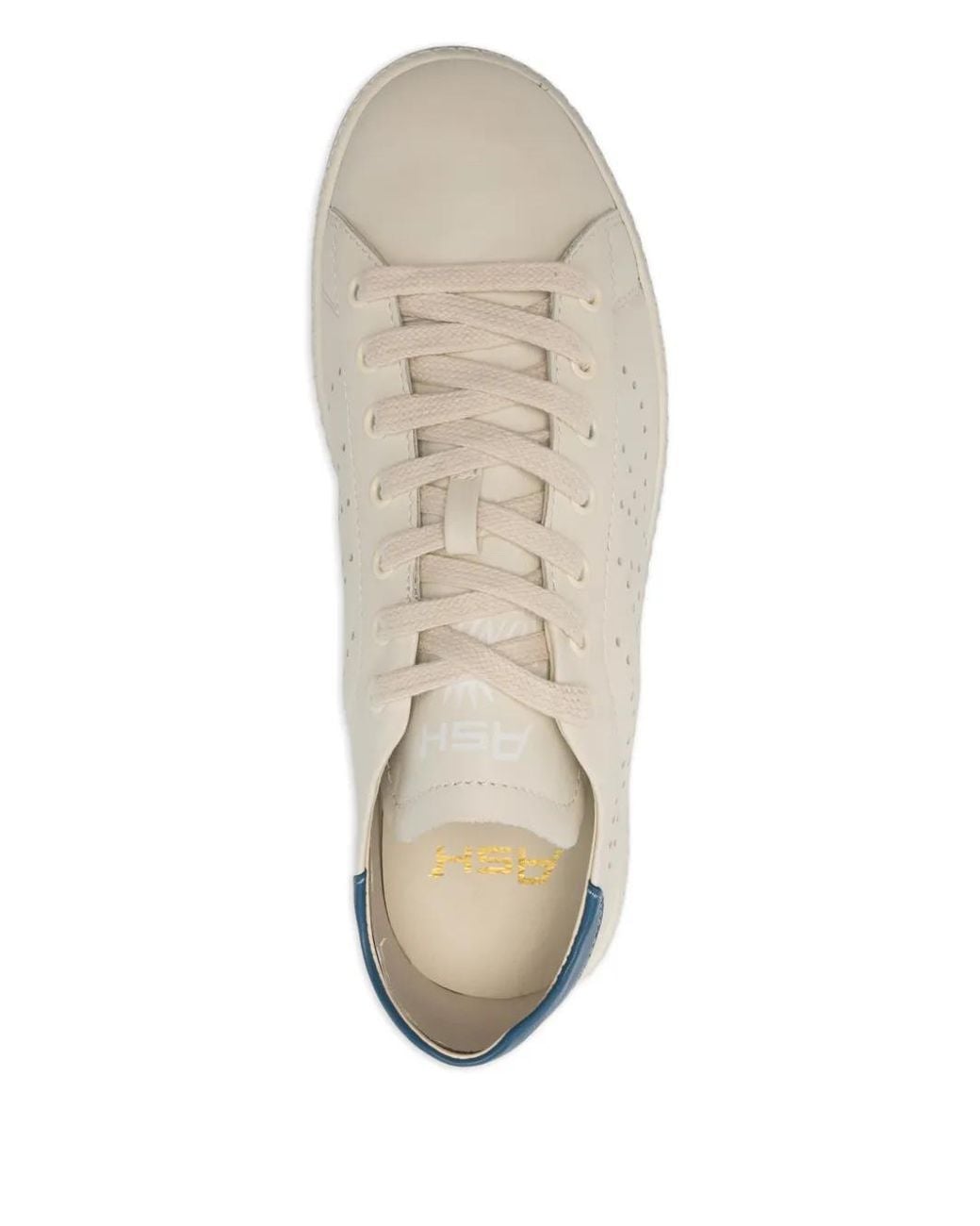 Ash White Perforierte Super Sneakers