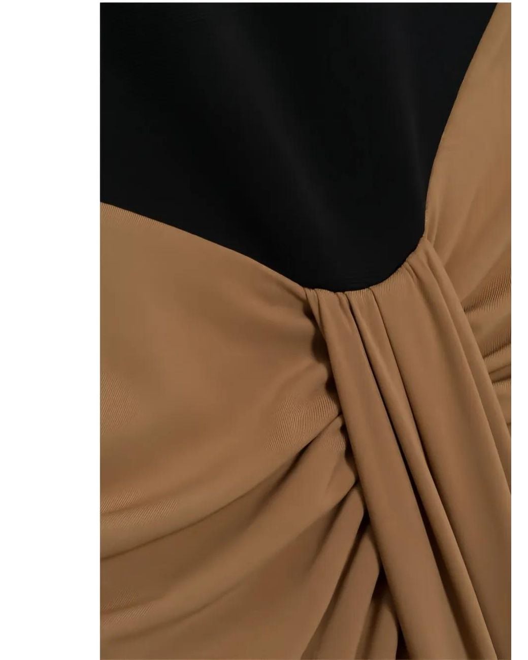 Jonathan Simkhai Natural Matilde Draped Jersey Maxi Dress