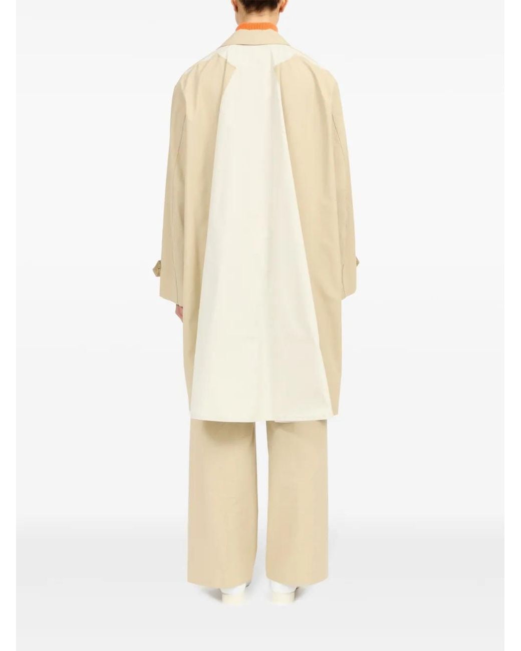 MM6 by Maison Margiela Natural Single-Breasted Coat