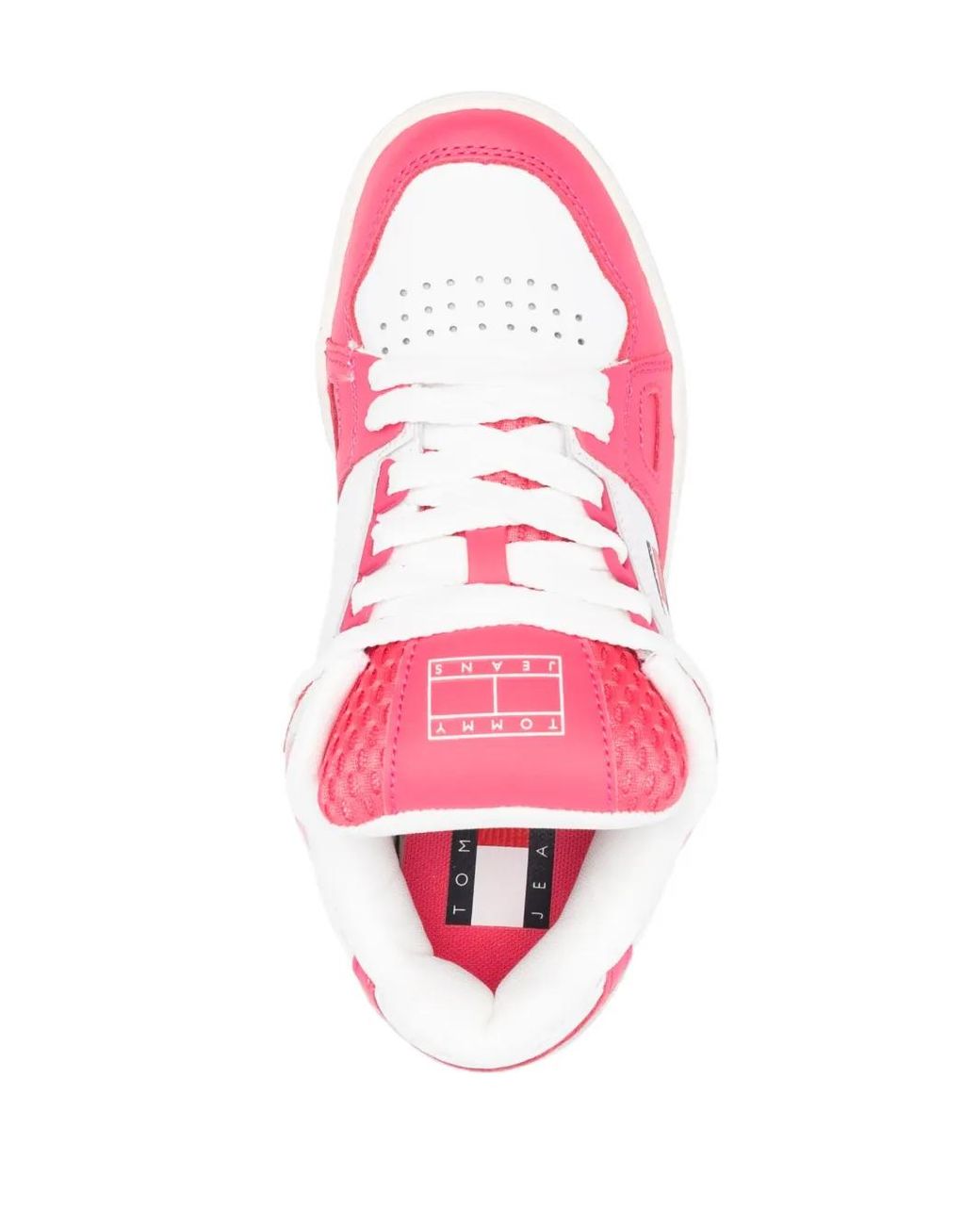 Tommy Hilfiger Pink Two-Tone Panelled Sneakers