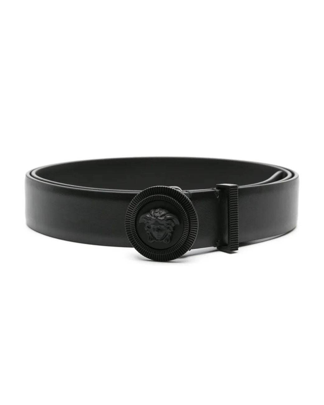 Versace Black Logo Belt for men