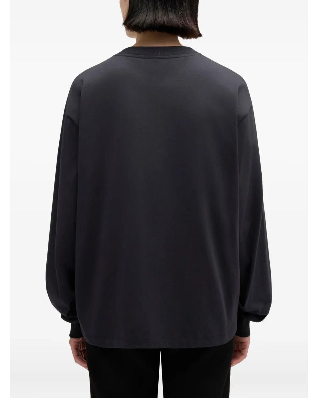 Ganni Blue Long-Sleeve Sweatshirt