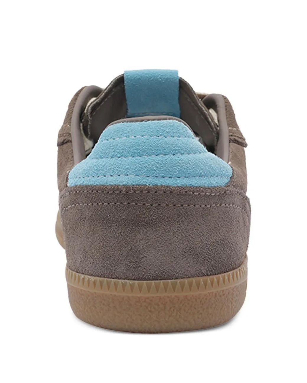 Alohas Brown Embossed-Logo Sneakers