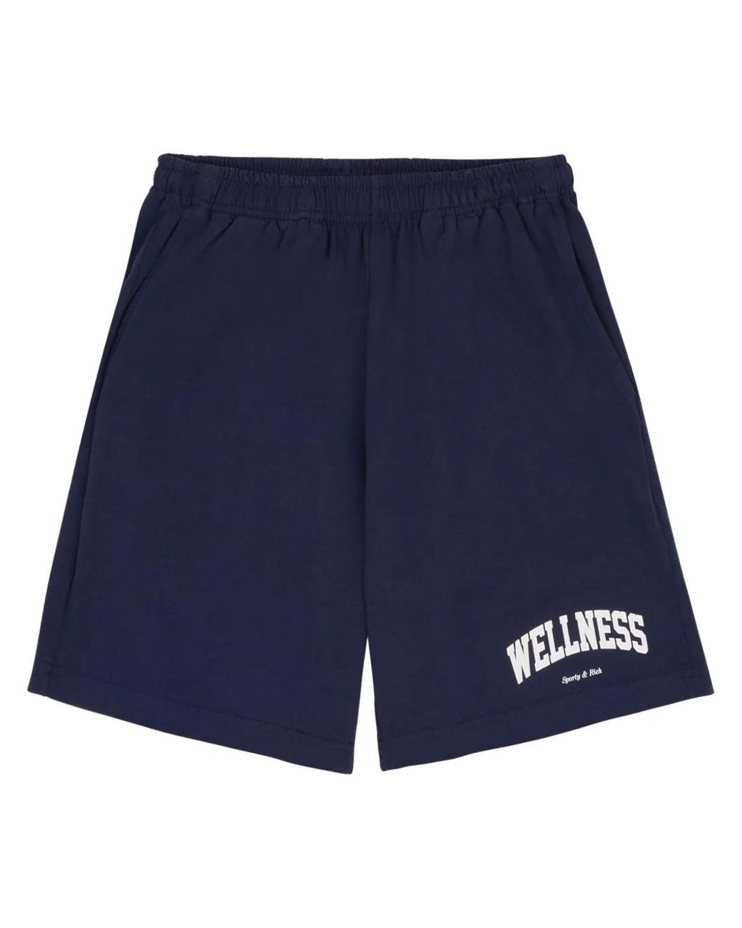 Sporty & Rich Blue Wellness Ivy Gym Elasticated Track Shorts
