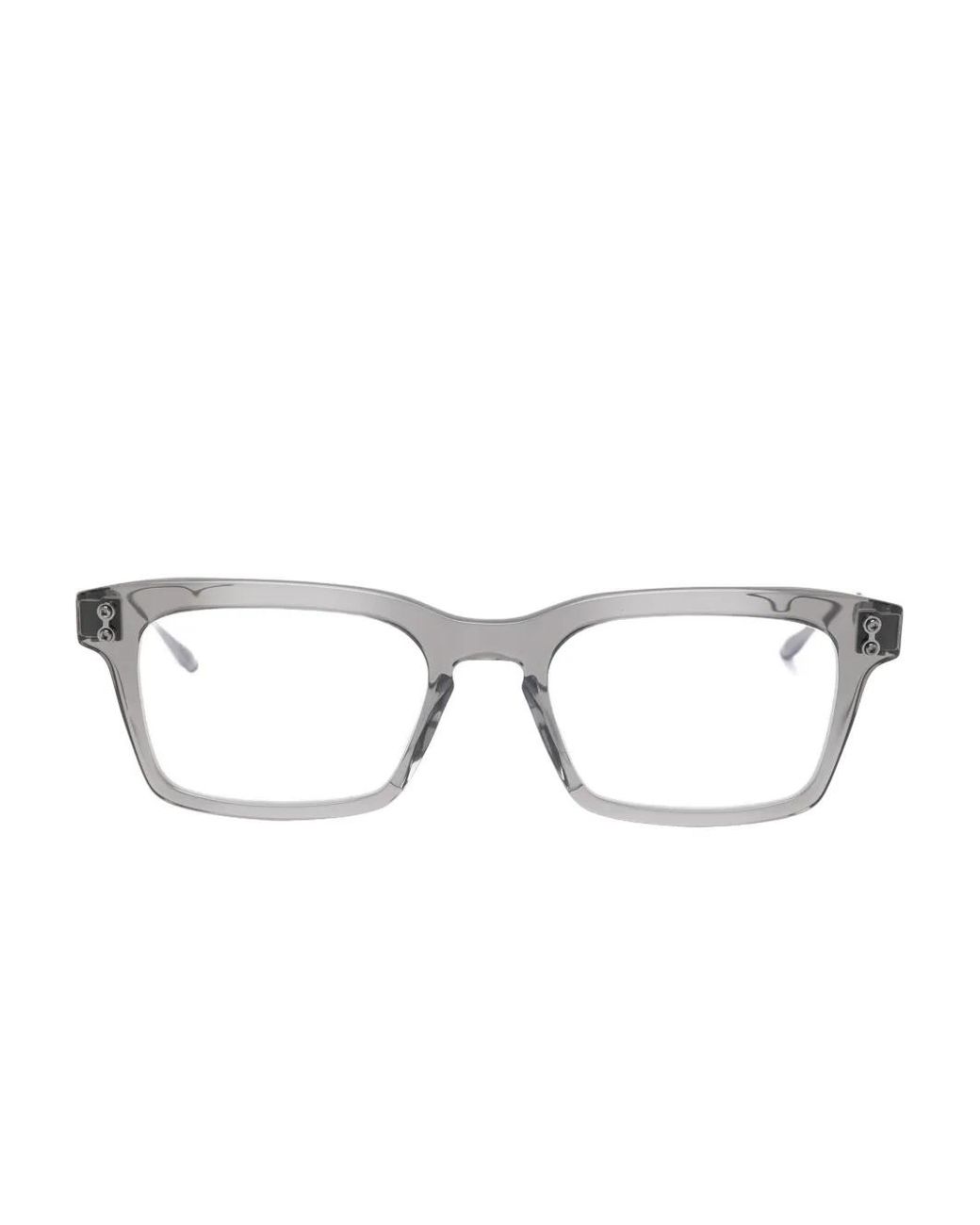 Akoni Gray Brille Mit Eckigem Gestell