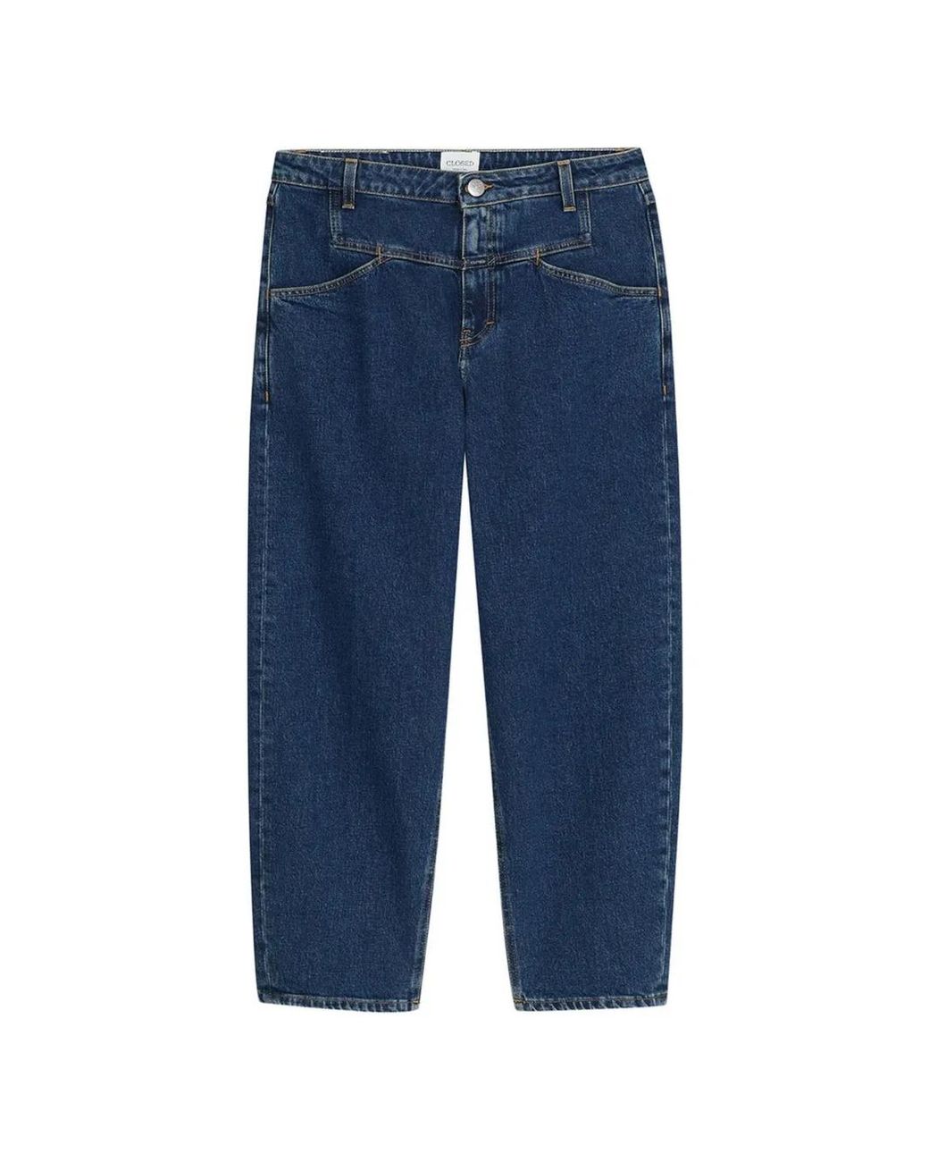 Closed Blue Jean Droit Stover-X À Taille Haute
